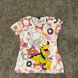 Disney scrub top